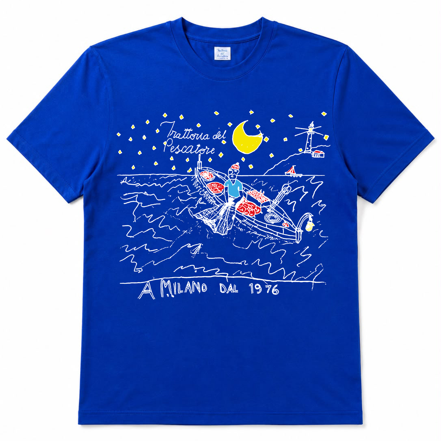 Painting Tee - Blue Klein