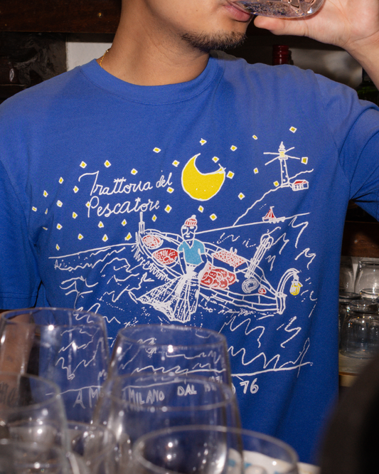 Painting Tee - Blue Klein