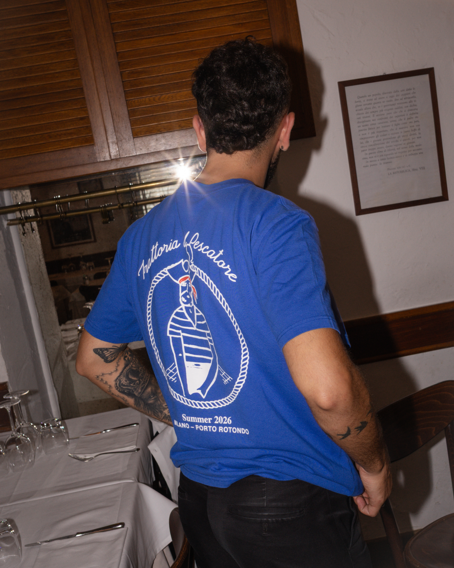 Abi d'Oru Tee - Blue Klein